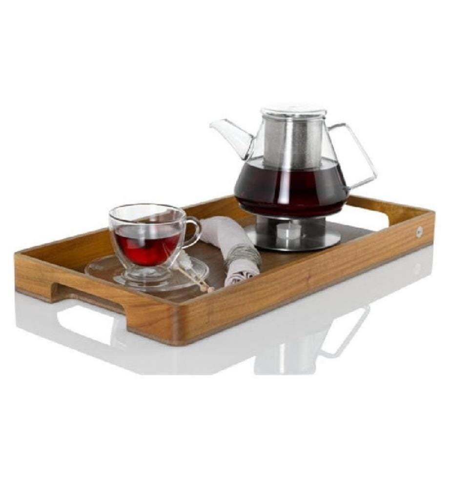 ADHOC - Plateau de service Serve Acacia/noyer