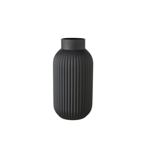 BOLTZE - Vase Nordika 22 cm, Noir mat