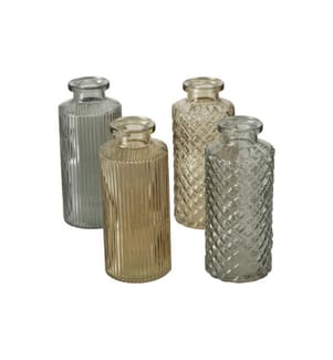 BOLTZE - Vase Panja 4 pièces, 14 cm