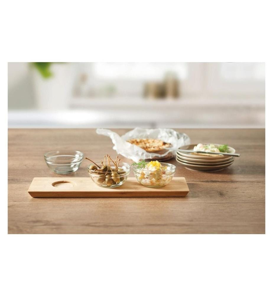 MONTANA - Plateau de service avec petites coupelles Brunch Transparent