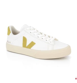 Baskets Campo Leather - Blanc et Jaune