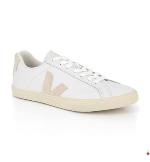 Baskets Esplar Leather - Blanc et Beige