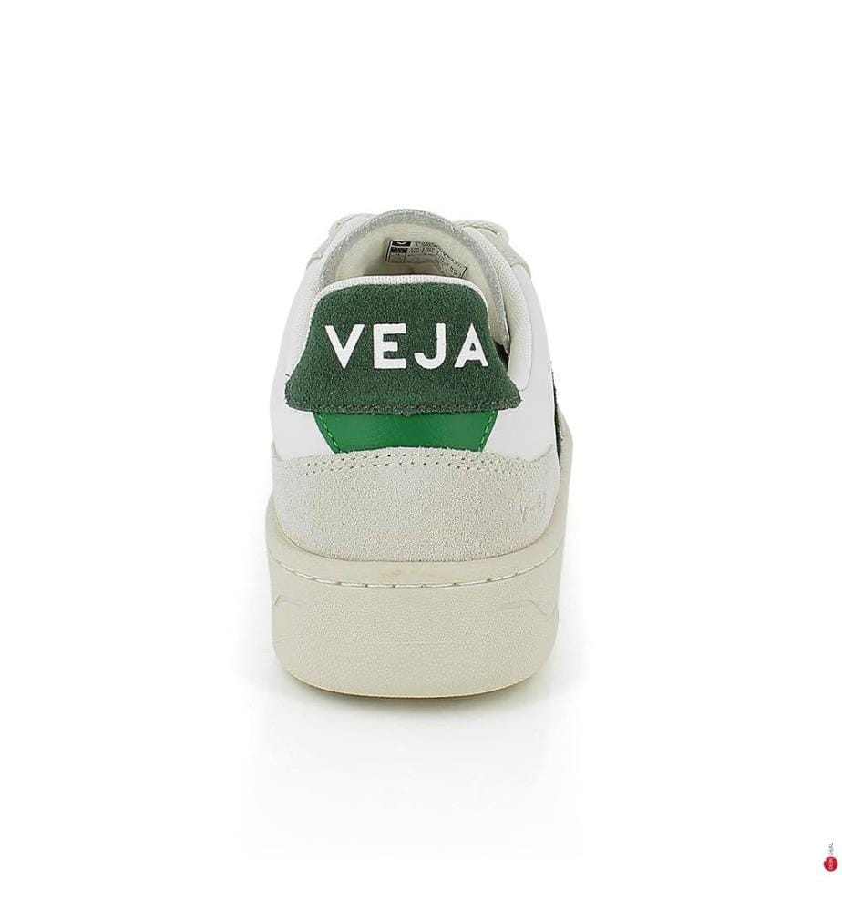Baskets V-90 Leather - Blanc et Vert