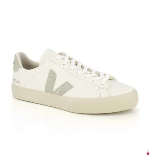 Baskets V-90 Leather - Blanc et Gris