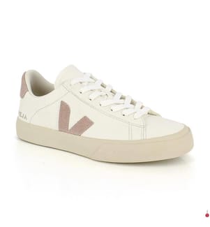 Baskets Campo Leather - Blanc et Rose