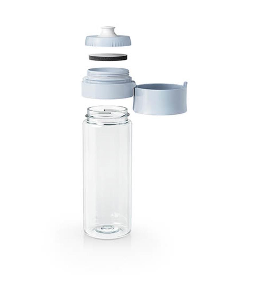 Filterflasche Vital 0.6 L. inkl. 2 x MicroDisc Filter - Hellblau