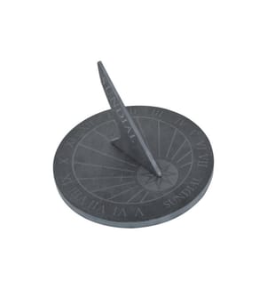 ESSCHERT DESIGN - Cadran solaire rond Ardoise
