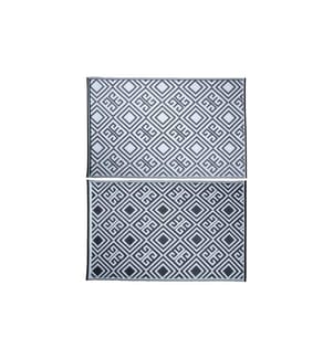 ESSCHERT DESIGN - Tapis 186 x 119,5 cm, Noir/Blanc