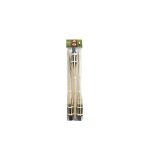 ESSCHERT DESIGN - Torche en bambou, Lot de 3