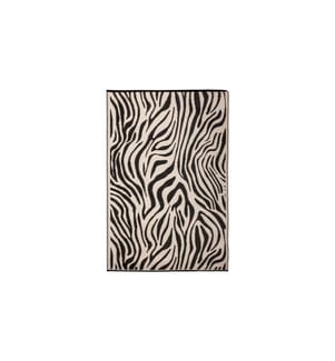 ESSCHERT DESIGN - Tapis Zebra 150 x 242.5 cm, Noir/Blanc