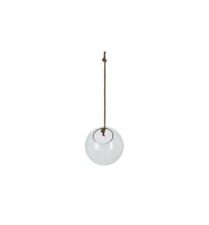 ESSCHERT DESIGN - Pot à plante supendu Boule de verre M 20.2 cm, Transparent