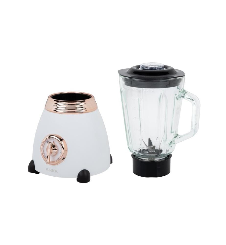 FURBER - Wasserkocher, Standmixer und Toaster Set Monroe Rosegold