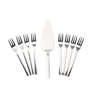 FURBER - Besteck-Set Kuchen 9-teilig, Silber