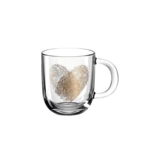 LEONARDO - Tasse à café Emozione – Empreinte digitale 400 ml, 1 Pièce/s