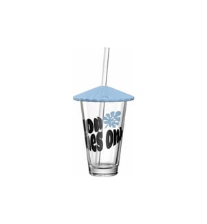LEONARDO - Trinkglas Sole 300 ml, 1 Stück, Blau