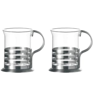 LEONARDO - Tasse à thé Balance 220 ml, 2 Pièce/s, Transparent