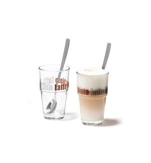 LEONARDO - Verre à latte macchiato 410 ml, 2 Pièce/s, Transparent