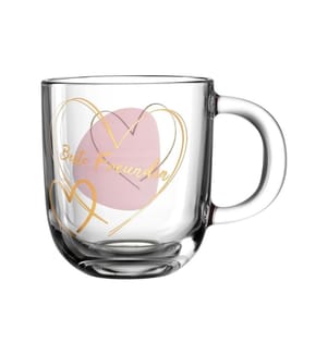 LEONARDO - Tasse à café Emozione – Meilleure amie 400 ml, 1 Pièce/s