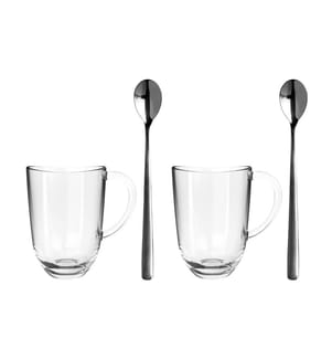 LEONARDO - Tasse à latte macchiato Napoli 380 ml, Transparent