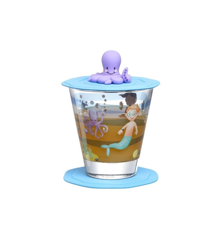 LEONARDO - Verre à boire pour enfants Avventura 215 ml, 3 pièces, mer