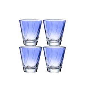 LEONARDO - Verre Twist 215 ml, 4 Pièce/s, Bleu