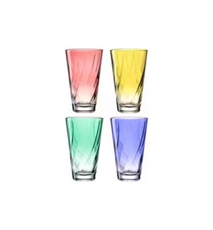 LEONARDO - Trinkglas Twist 300 ml, 1 Stück, Transparent