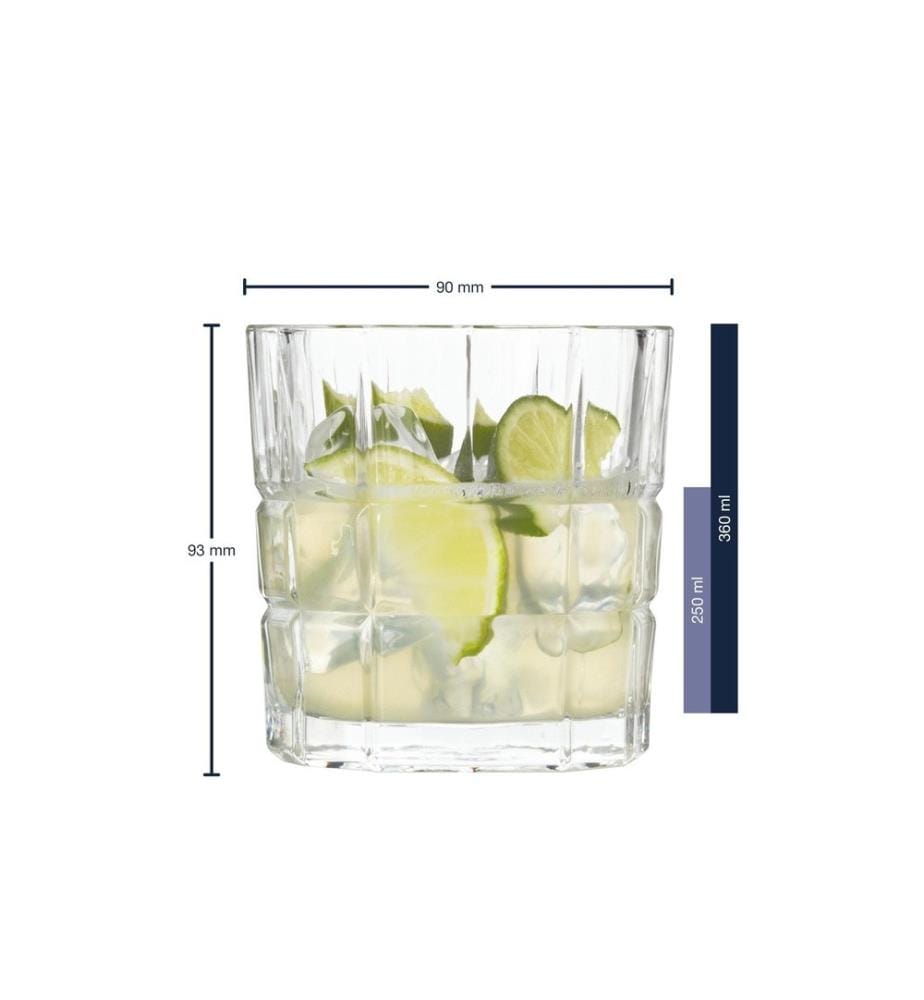 LEONARDO - Verre à whisky Spiritii 360 ml, 4 Pièce/s, Transparent