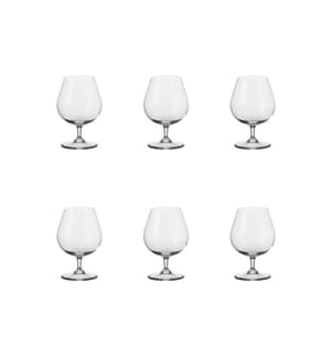 LEONARDO - Cognacglas Ciao 400 ml, 6 Stück, Transparent