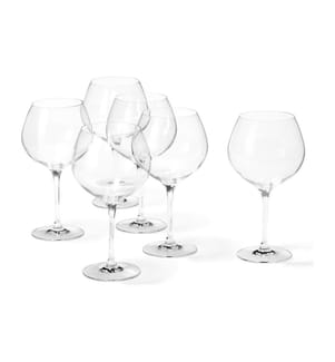 LEONARDO - Verre à vin rouge Ciao+, Burgunder 630 ml, 6 Pièce/s, Transparent