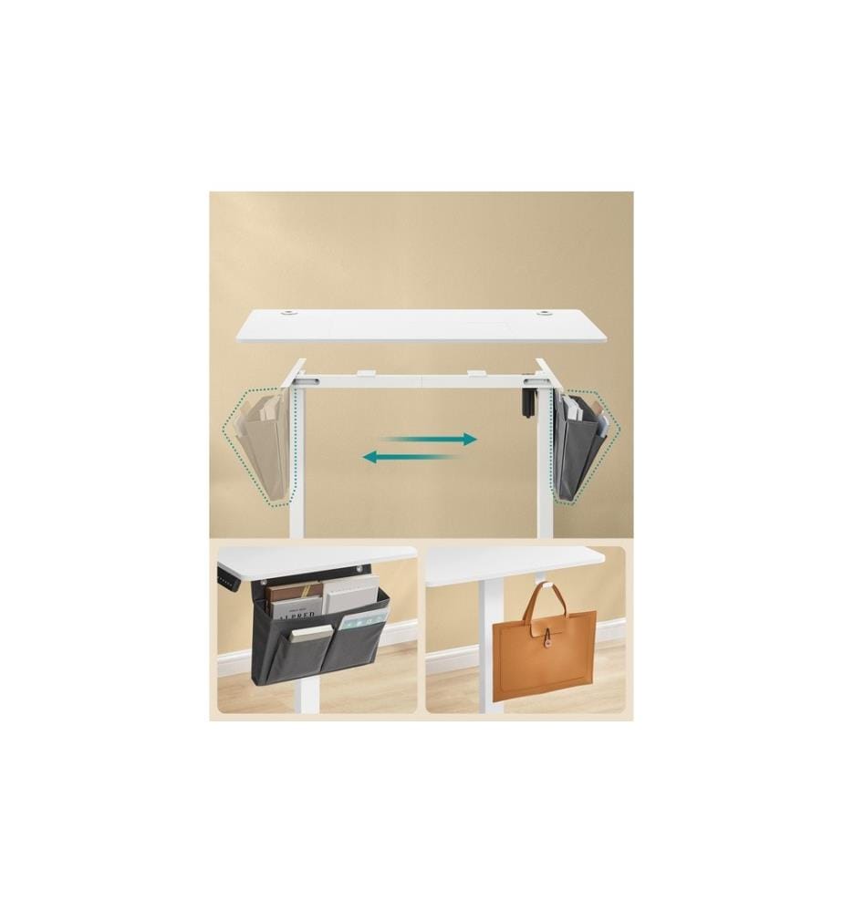 Songmics - Table haute 120 x 60 cm, réglable en hauteur