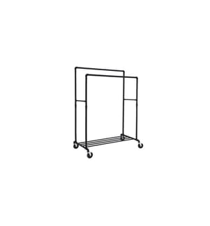 Songmics - Porte-manteau Conception de tuyaux d'eau 146 - 162 cm, fer