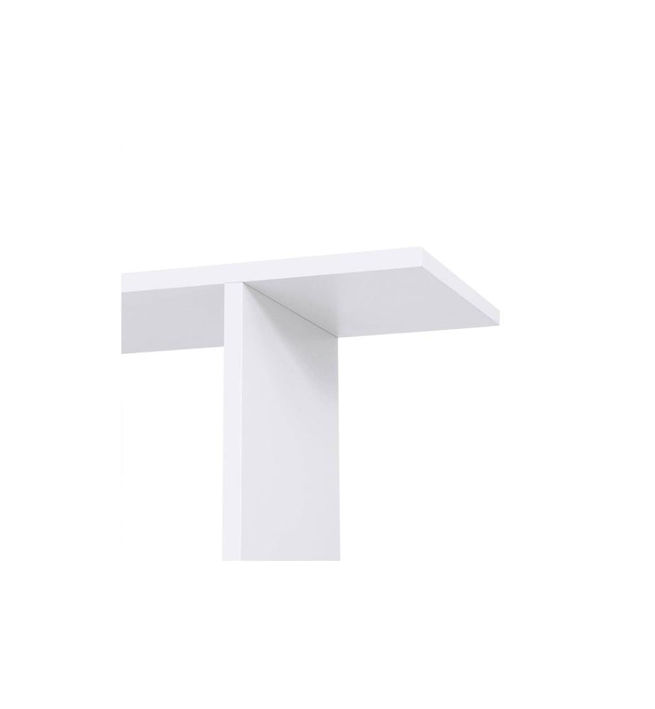 VASAGLE - Étagère Zigzag 70 x 190.5 cm, Blanc