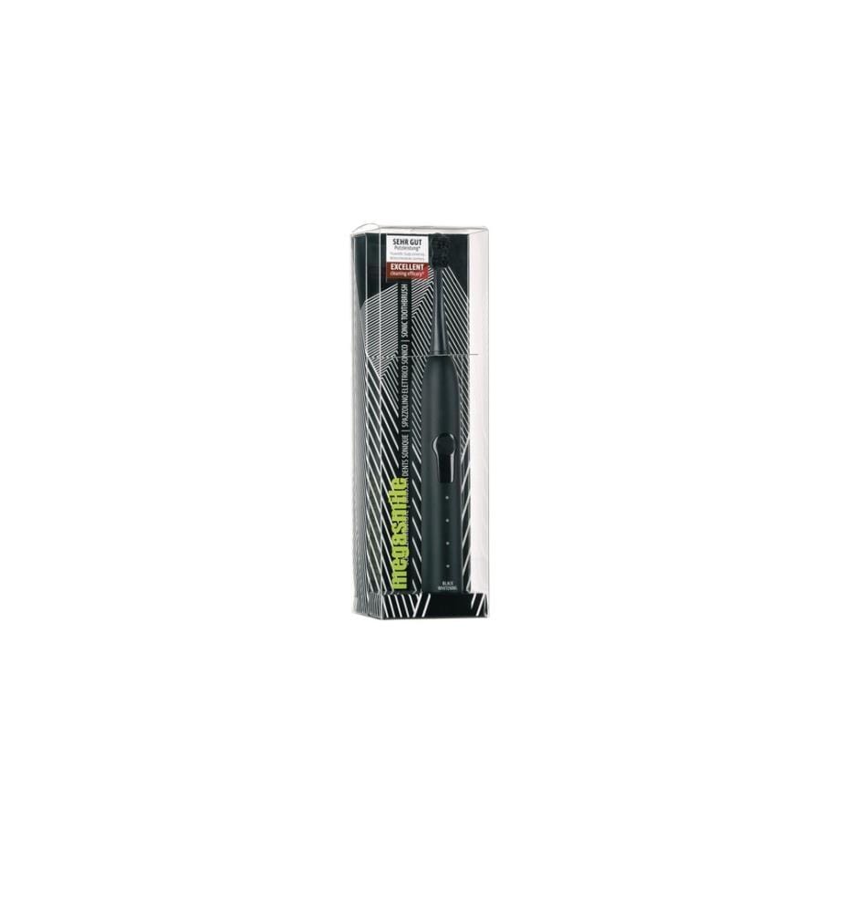 MEGASMILE - Brosse à dents sonique Sonic Black Whitening Noir