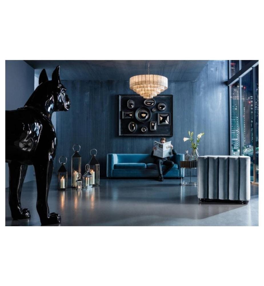 Kare Laterne Giardino 4-teilig, 71 cm, Silber