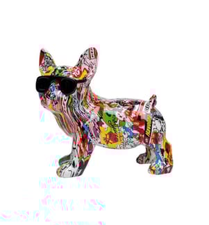 Kare Figure décorative Comic Dog Glasses 15 cm
