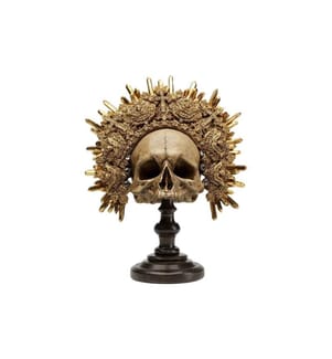 Kare Figure décorative King Skull Doré