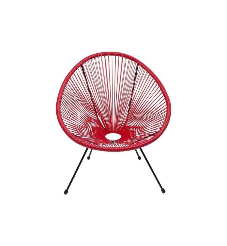 Kare Stuhl Acapulco Rot