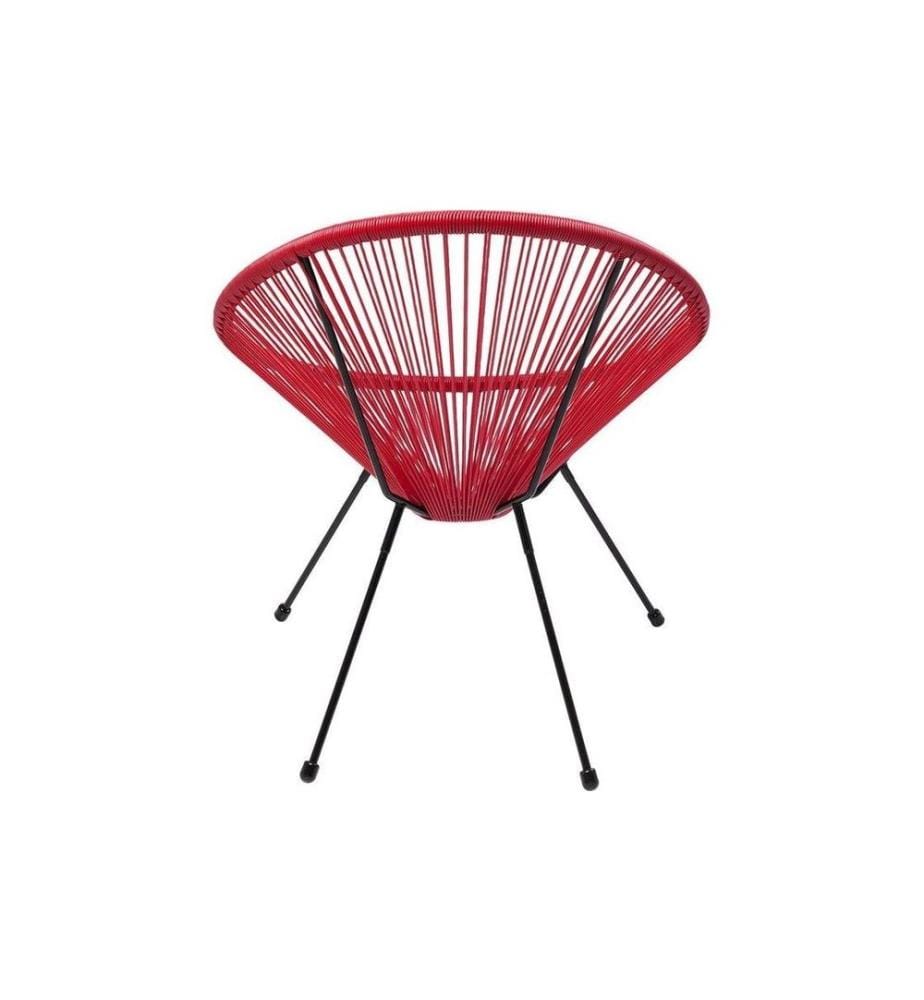 Kare Stuhl Acapulco Rot