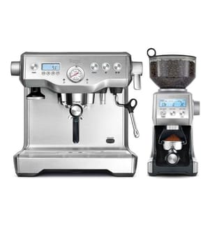 SAGE - Machine à expresso Dynamic Duo Argenté