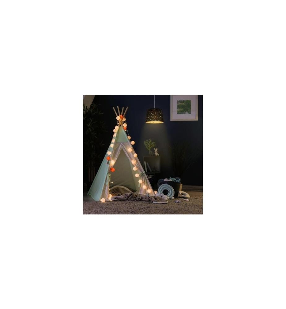RELAXDAYS - Lampe suspendue Étoiles Bleu foncé