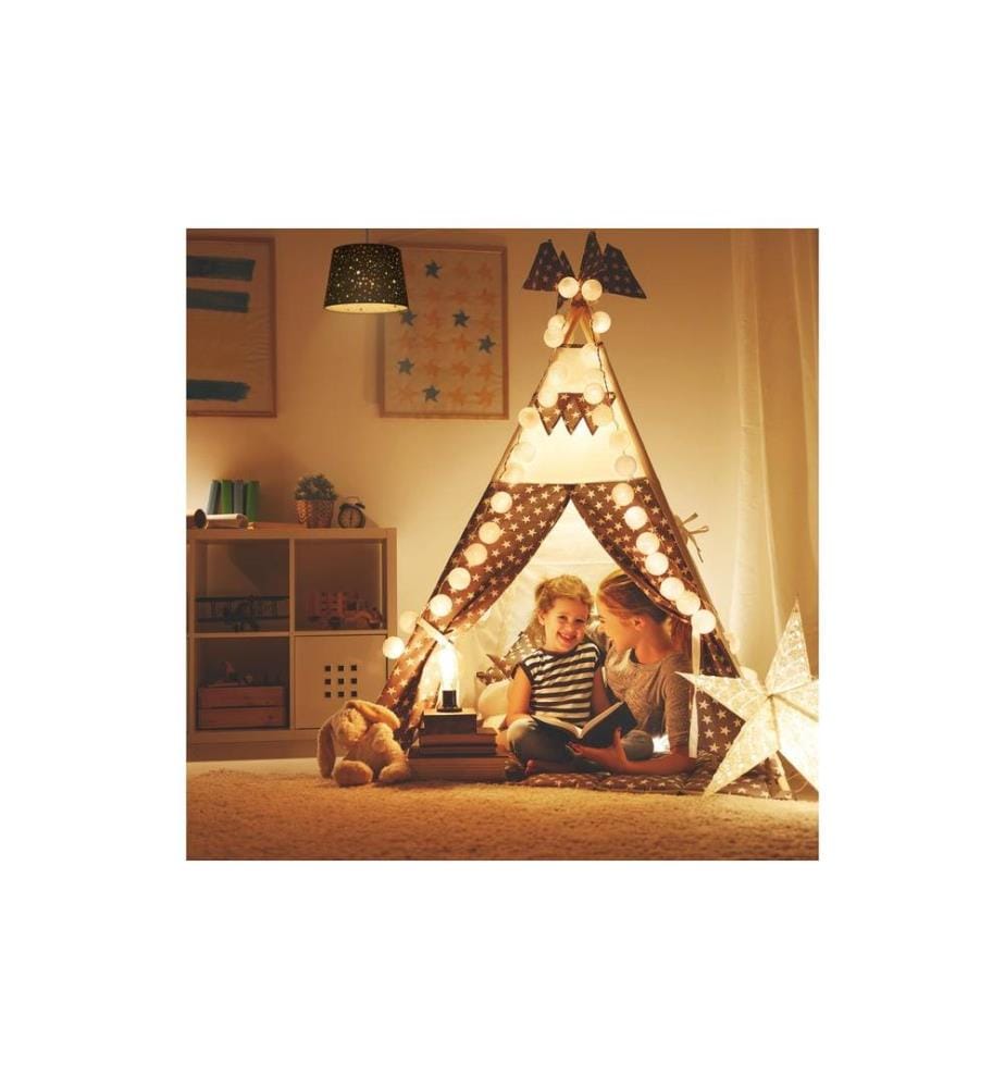 RELAXDAYS - Lampe suspendue Étoiles Bleu foncé