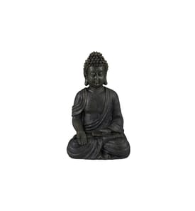 RELAXDAYS - Figure décorative Buddha Anthracite