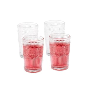RELAXDAYS - Verre Lot de 4, 400 ml