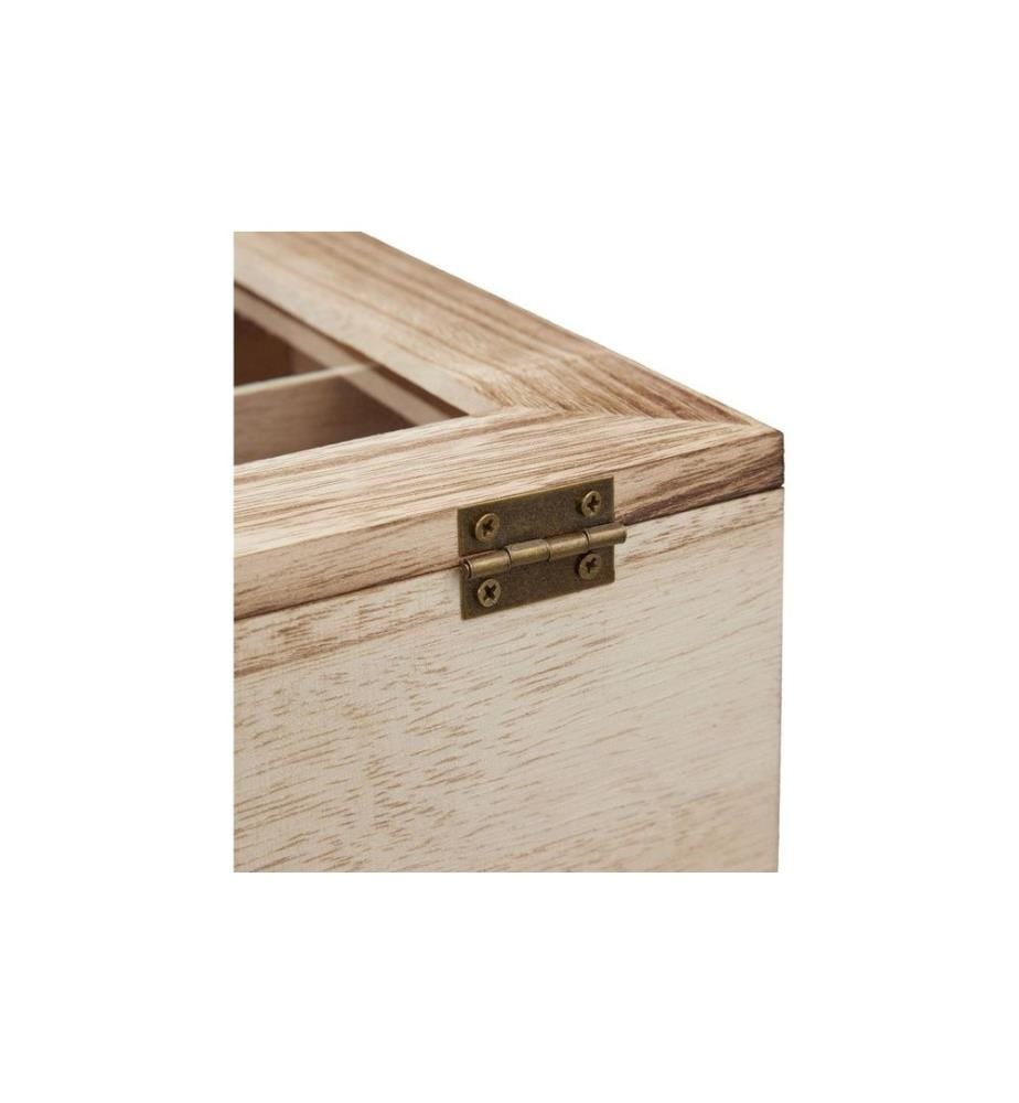 RELAXDAYS - Teebeutel-Box Braun