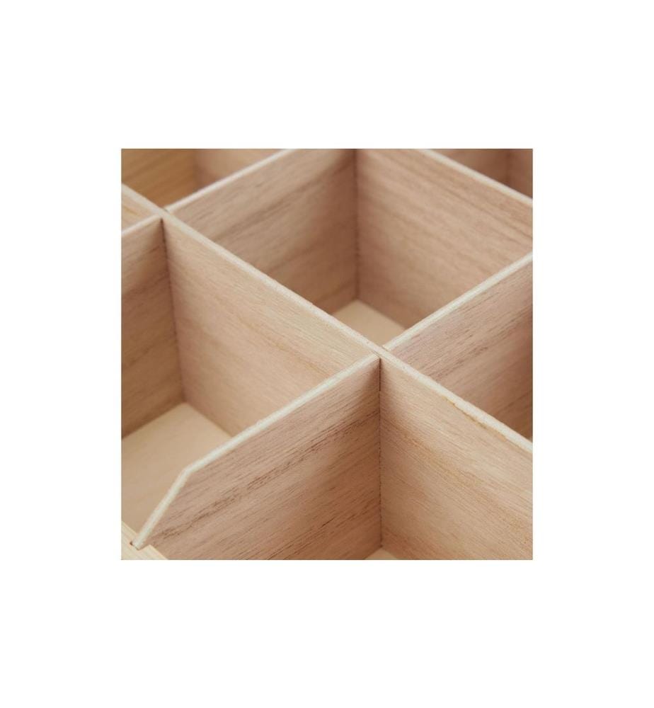 RELAXDAYS - Teebeutel-Box Braun