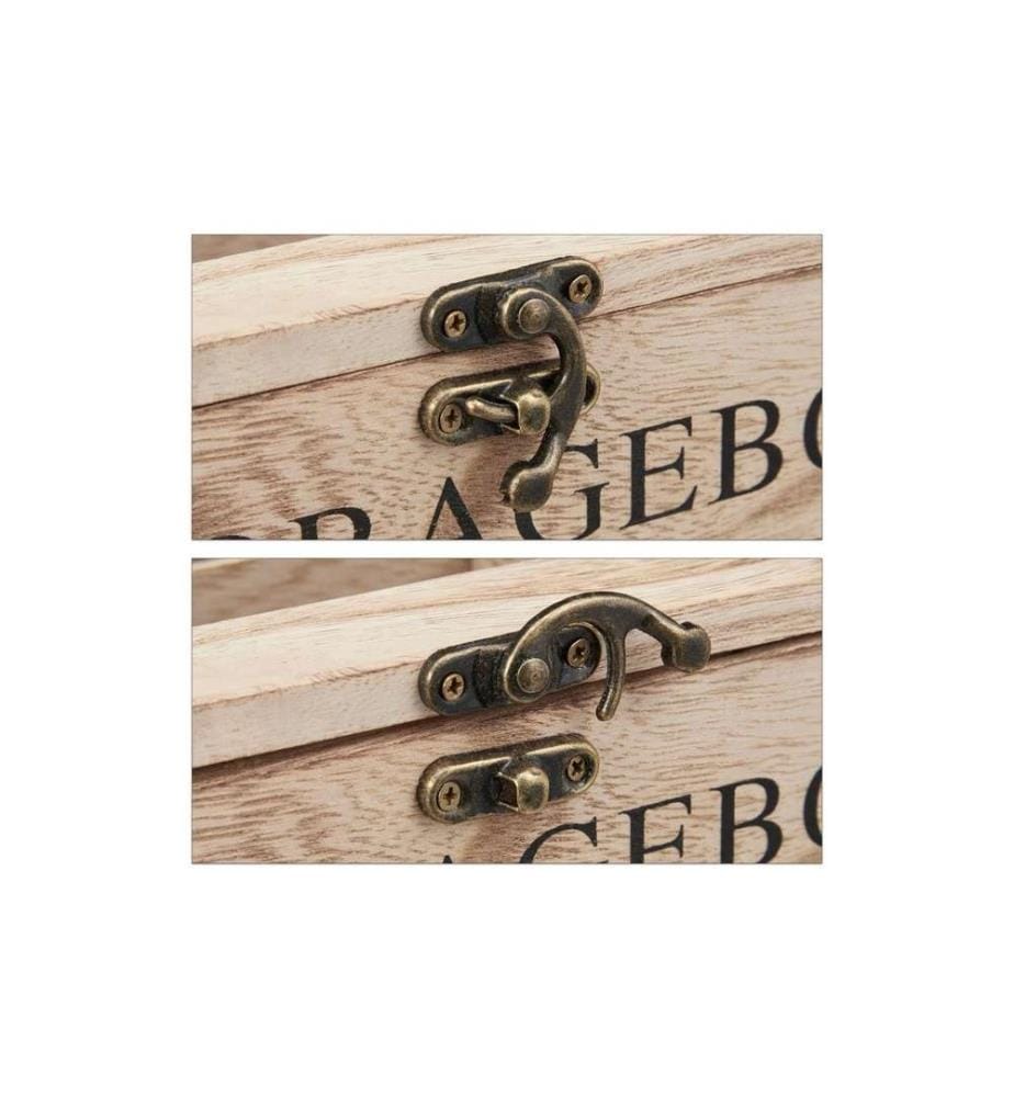 RELAXDAYS - Teebeutel-Box Braun