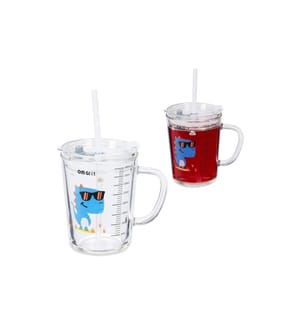 RELAXDAYS - Verre à boire pour enfants Dino 2 pièces, 400 ml