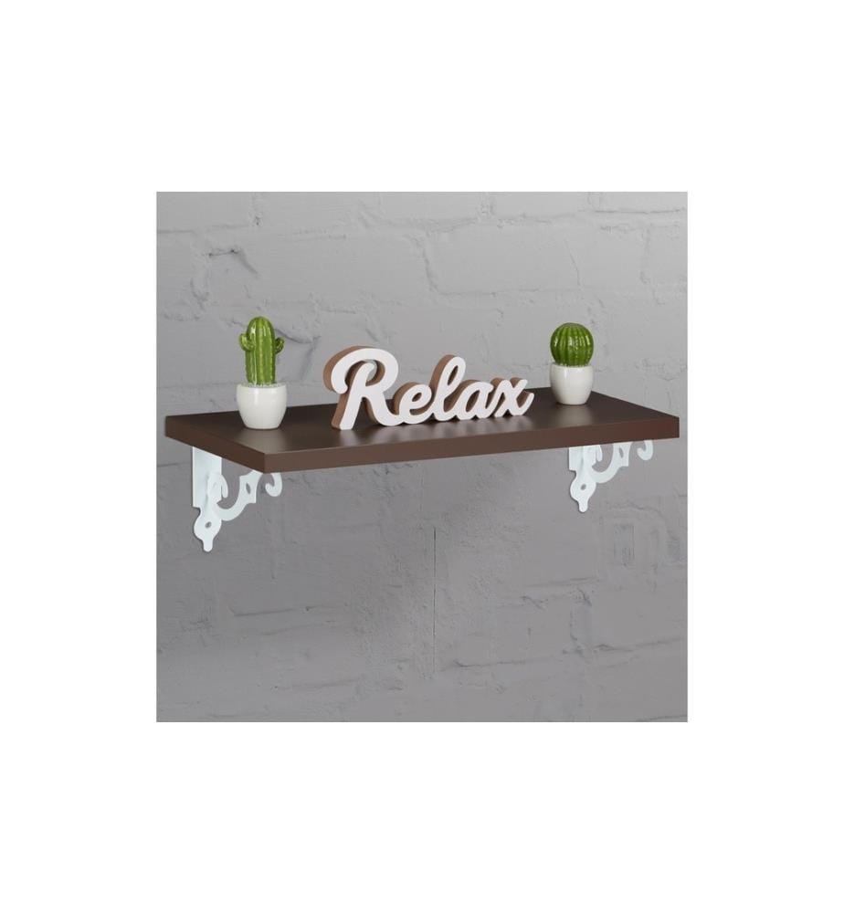RELAXDAYS - Support d'étagère Antique Set de 6, 11 x 14 cm, Blanc