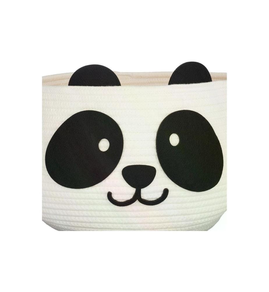 RELAXDAYS - Panier à jouets Feutre Panda