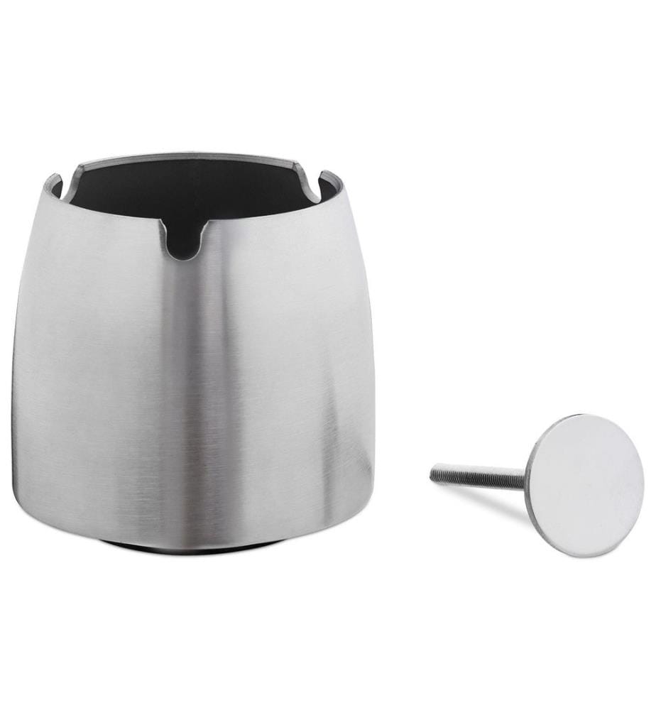 RELAXDAYS - Cendrier Acier inoxydable Argenté